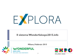 Il sistema Wonderfulexpo2015.info