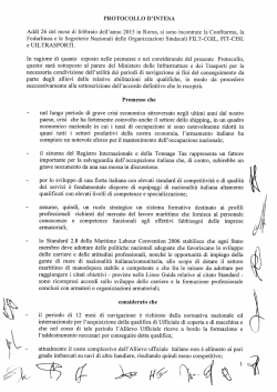 Scarica il documento dell`accordo