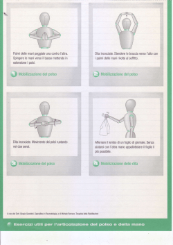 Esercizi Fisici Mano-polso-dita