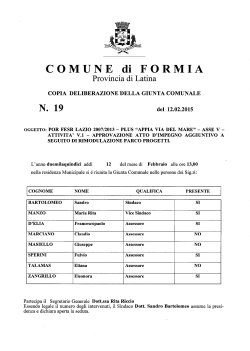 N. 19 - Comune di Formia