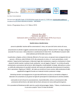 Itinerario_Rosa_2015 invito programma