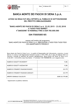 documento completo in pdf - Banca Monte dei Paschi di Siena