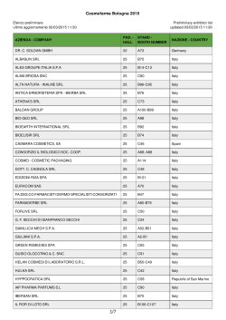 Scarica la lista