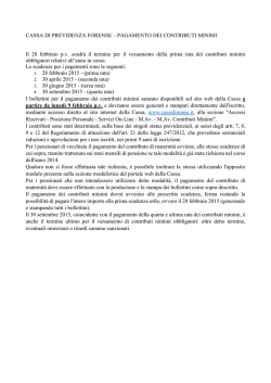 comunicato - Ordine degli Avvocati di Treviso