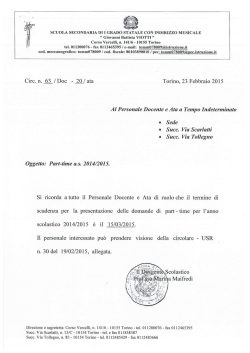 Circ.63 D e 20 ATA Part-Time 2014-15