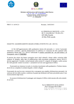 CIRCOLARE SOPRANNUMERARI