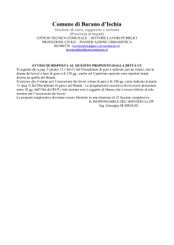 Scarica risposta al quesito CC