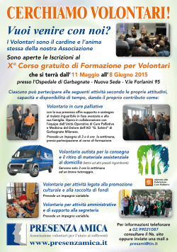 Volantino A4 - Azienda Ospedaliera "Guido Salvini"