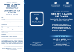 Invito seminario Jobs Act_16 marzo 2015