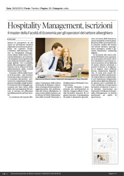 Rassegna stampa - Science South Tyrol