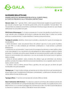 glossario gas