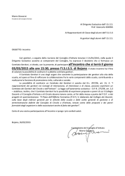Incontro Genitori