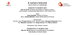 INVITO Ciolini - Basilica di Santo Spirito