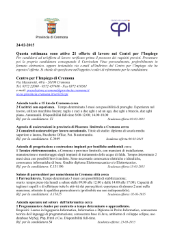 Offerte di lavoro_24_febbraio_2015