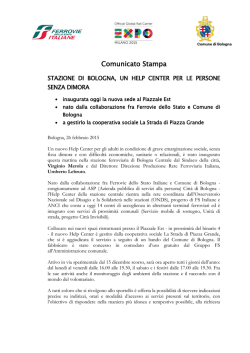 Il comunicato stampa ( 235 KB)