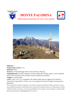 Monte Palodina - E - EE