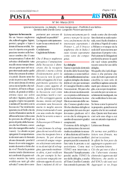 POSTA RIS POSTA - continentali da ferma