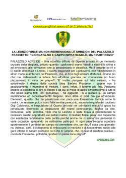 il ko di lentini non ridimensiona le ambizioni del