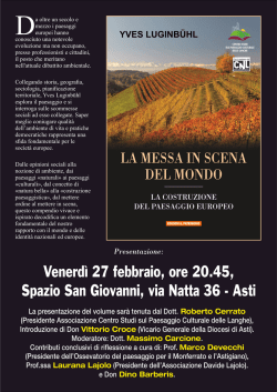 guarda - Osservatorio del paesaggio per il Monferrato e l`Astigiano.