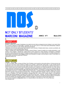 NOSweb 1.2015 - "G. Marconi"