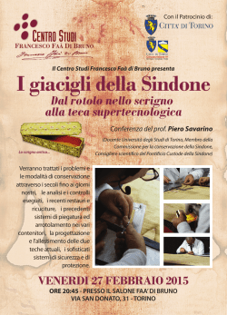 I giacigli della Sindone