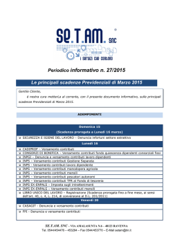 informativa 27/2015 - SE.T.AM. Contabilit&agrave; Ravenna