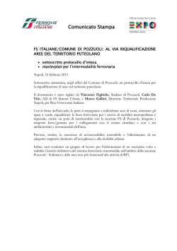 Il comunicato stampa ( 151 KB)