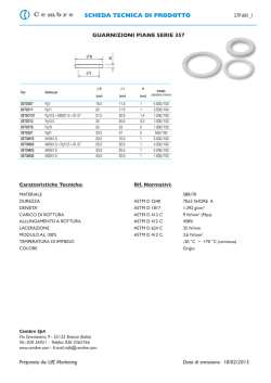SCHEDA TECNICA DI PRODOTTO