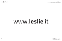 CV - leslie.it