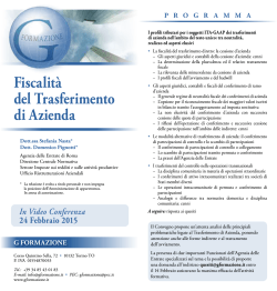 Clicca per aprire la Brochure