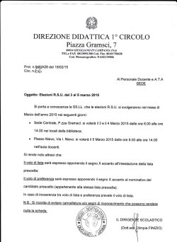 DIREZIONE DIDATTICA 1" CIRCOLO
