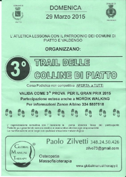 Piatto (BI) - Trail Non Comp.