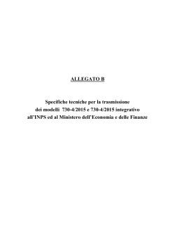 Specifiche tecniche 730 - 4/2015 - Allegato B - pdf