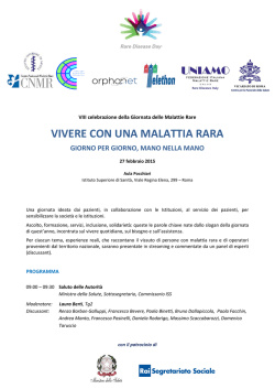 Guarda il programma completo dell`evento