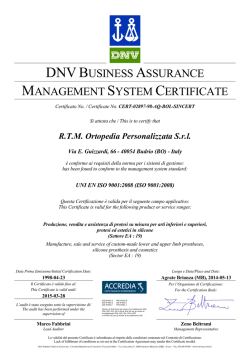 dnvbusiness assurance management system certificate