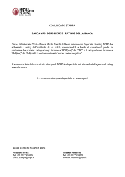 Documento completo in pdf - Banca Monte dei Paschi di Siena