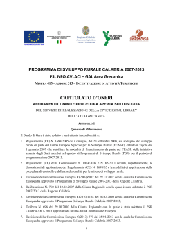 Capitolato Oneri Civic Digital Library (16.02.2015)
