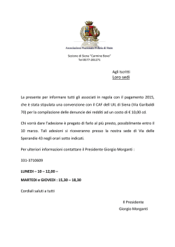 Loro sedi