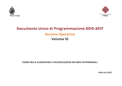 Documento Unico di Programmazione 2015-2017