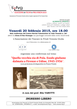 Scarica le info - Club Unesco Udine