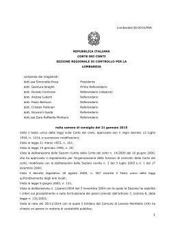 pdf La deliberazione della Corte dei conti Lombardia n. 30/2015