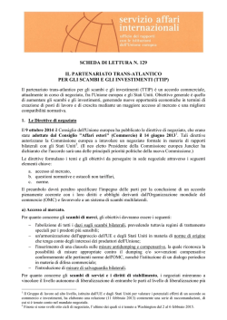 scheda di lettura n. 129 il partenariato trans