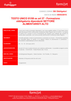 Dipend. ex art. 37 - Associazione artigiani Bergamo