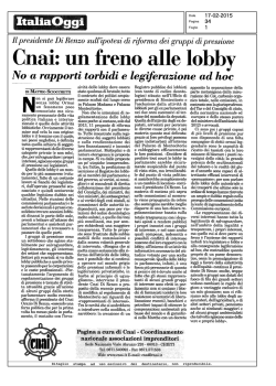 Guai: un freno alle lobby