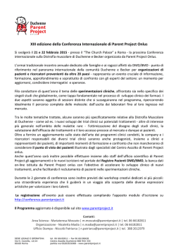 Il Comunicato Stampa