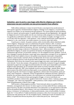 Il nuovo corso nella Chiesa deve discutere criticamente del