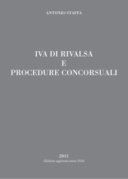 IVA DI RIVALSA E PROCEDURE CONCORSUALI