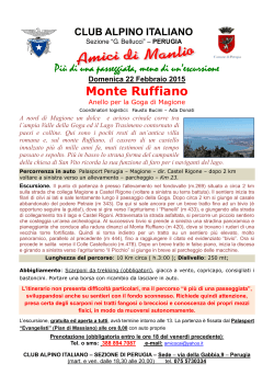22-02-2015 Monte Ruffiano - CAI