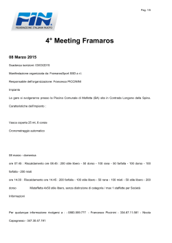 4° Meeting Framaros