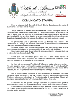 leggi il comunicato stampa
